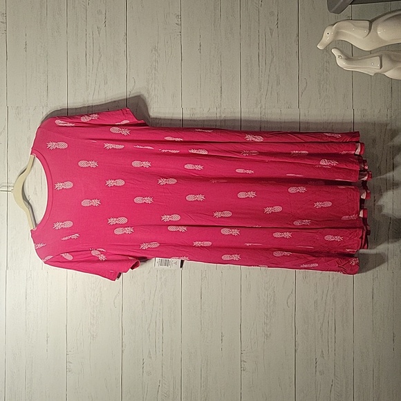 NWT | Mini Super Soft Fit & Flare Dress | Pineapple Print | Size 1 - Picture 6 of 6